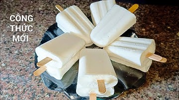 Cách Làm Kem Sữa Dừa,Công Thức Mới,NN