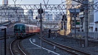 東京メトロ丸ノ内線　2000系　2133F　甲種輸送　DE10-1743牽引＆EF65-2117（ニゲイーナ）牽引貨物　放出通過　サムネは写真