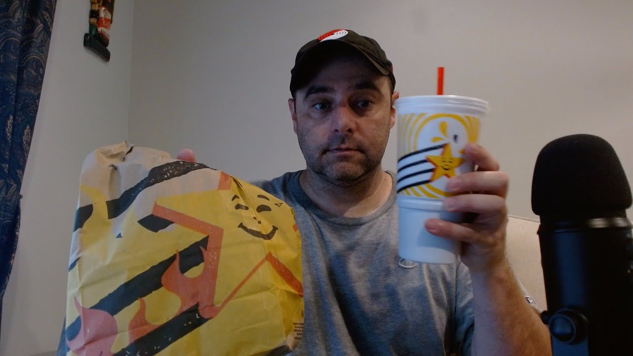 ASMR Eating Hardee's and Rambling