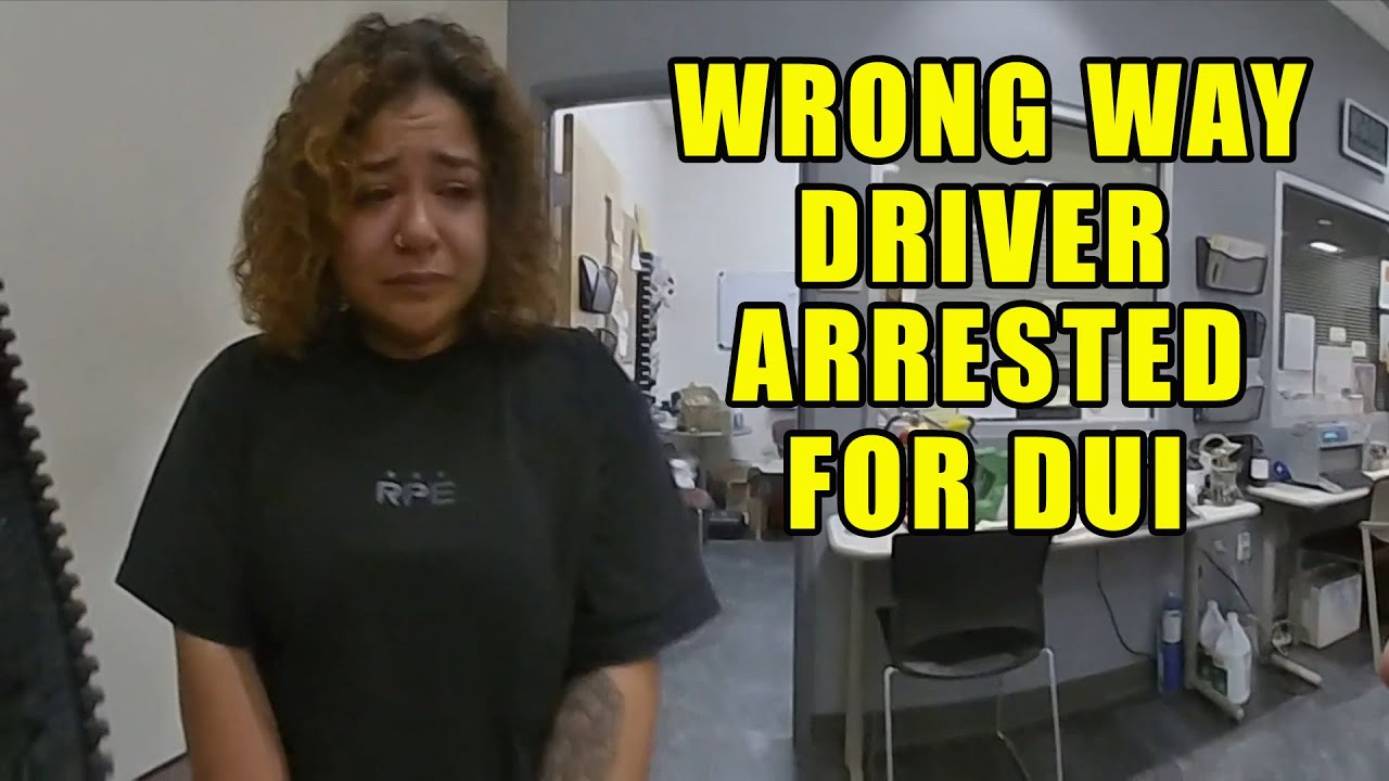 Wrong Way Driver Arrested for Drunk Driving - YouTube