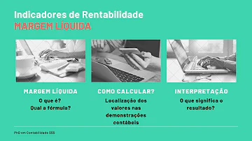 Como interpretar o índice de margem líquida?