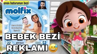 niloya bebek bezi reklamı😅 niloya komik montaj