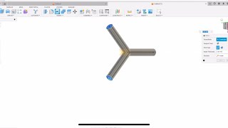 Fusion 360 Y-split pipes tutorial