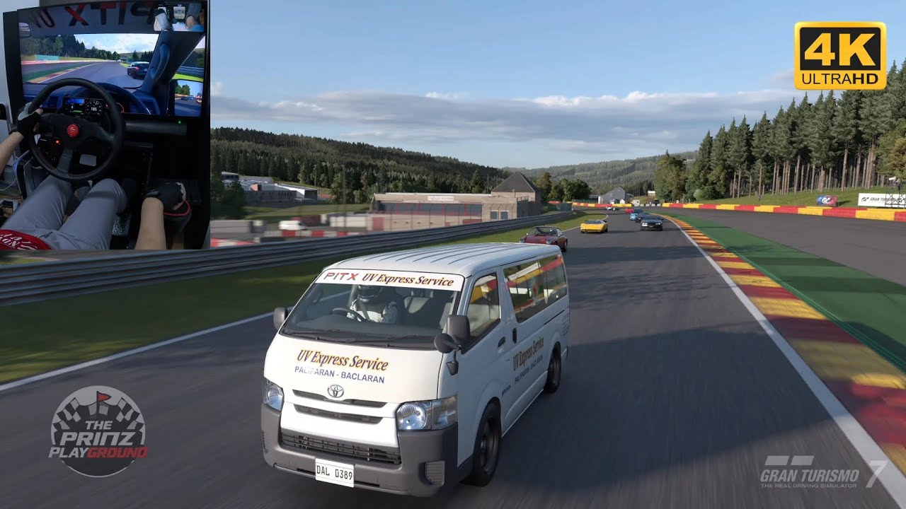 UV Express Hiace Van DX | Circuit of Spa Francorchamps | Thrustmaster T300RSGT x TH8s x TLCM