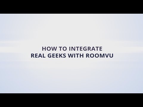 How to Intergrate Real Geeks with roomvu