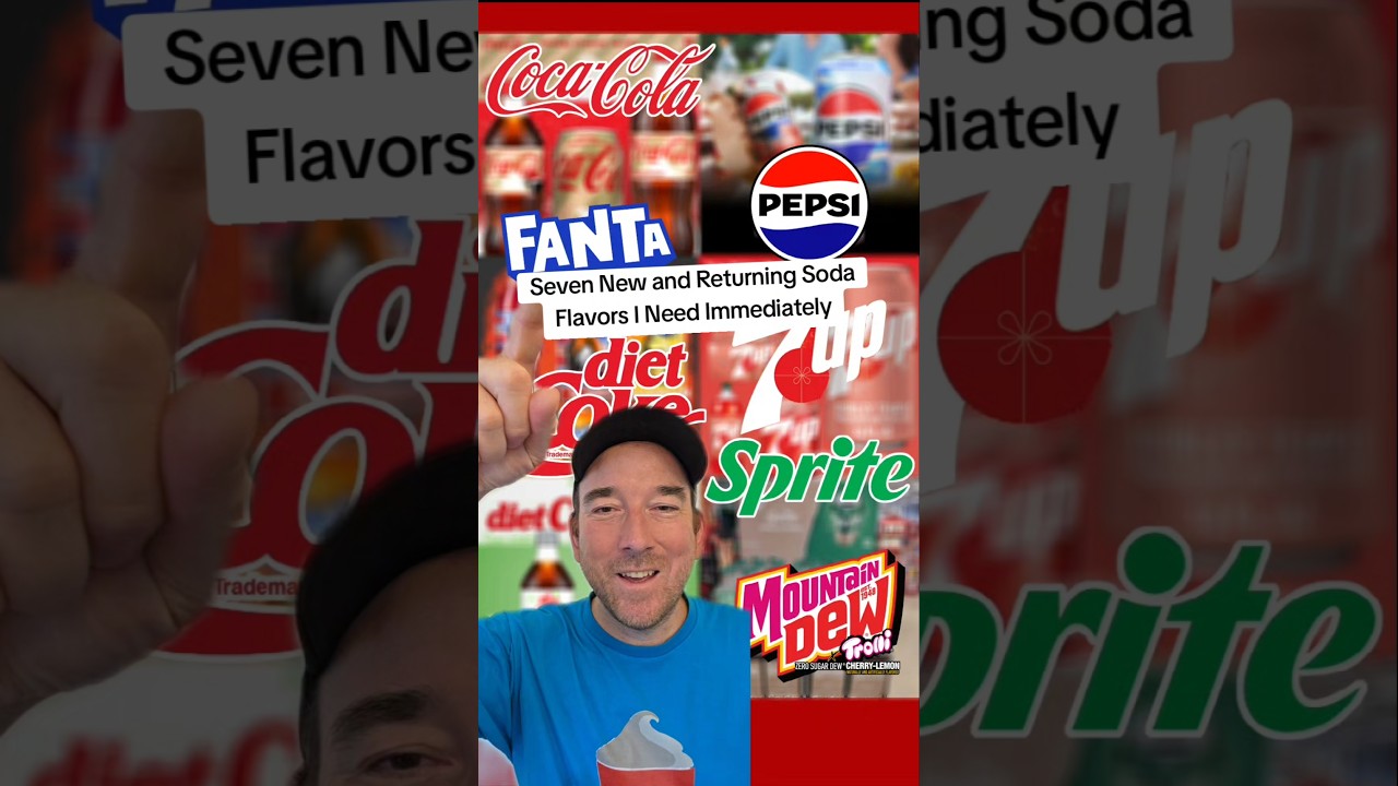Seven New & Returning Soda Releases w/ Coca-Cola, Pepsi, Mountain Dew, & More 