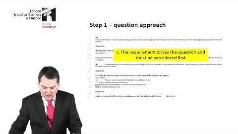 LSBF ACCA 10 STEPS TO PASS P3: STEP 1