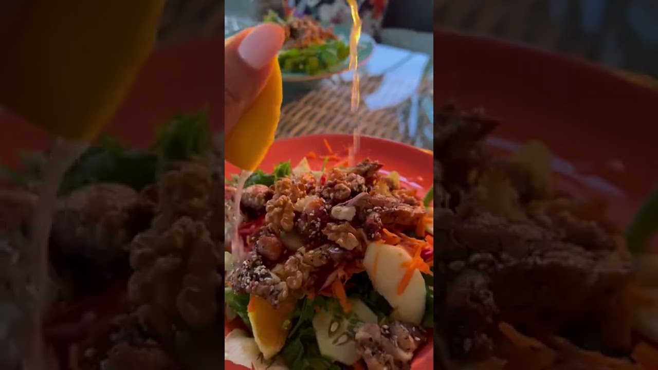 Fecii kolay doyurucu #pratikyemektarifleri en favori lezzet!! Tavuklu Gül Bahçe Salata &gulkorzay