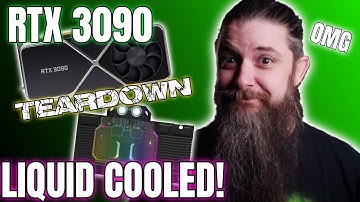 NVIDIA RTX 3090 TEARDOWN Guide + Corsair Water Block INSTALL