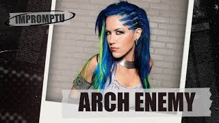 Arch Enemy lead singer Alissa White-Gluz interview. Impromptu #Dukascopy