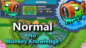 Bloonarius Normal Tutorial  ||  No Monkey Knowledge  || Balance (BTD6)