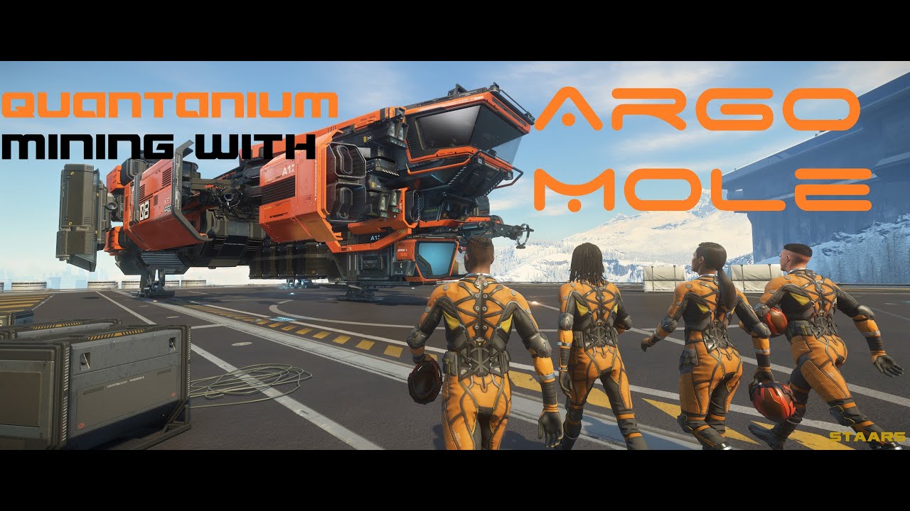 Mole Mining Quantanium With a Crew - Star Citizen Gameplay - YouTube