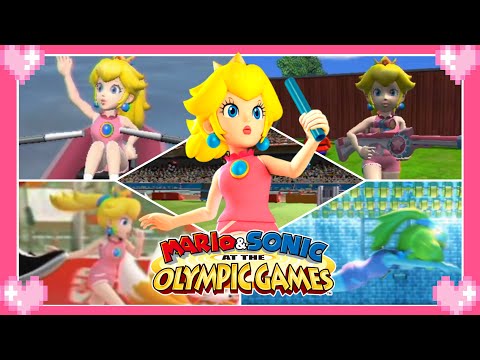 Mario Sonic At The Olympic Games All Events Peach Gameplay