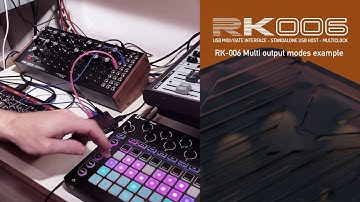 RK-006 Circuit & Moog DFAM MIDI trigger example