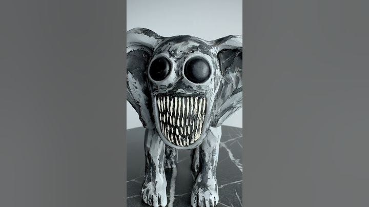 I made a Monster Elephant from Zoonomaly#plasticinerelax #zoonomaly #artlidadeli