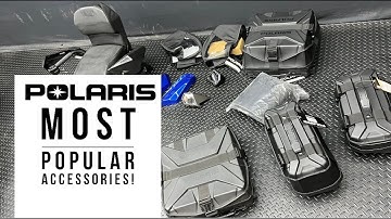 2022 POLARIS SNOWMOBILE ACCESSORIES OVERVIEW. WHAT IS POPULAR AND HOW DO THEY INSTAL? ALL THE BAGS!