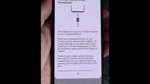 How To Fix A Samsung Galaxy Smartphone Moisture Foreign Material Detection In A USB Port Warning