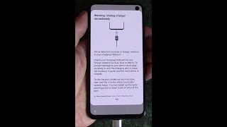 How To Fix A Samsung Galaxy Smartphone Moisture Foreign Material Detection In A USB Port Warning screenshot 3