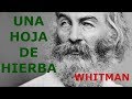 UNA HOJA DE HIERBA. Walt Whitman.