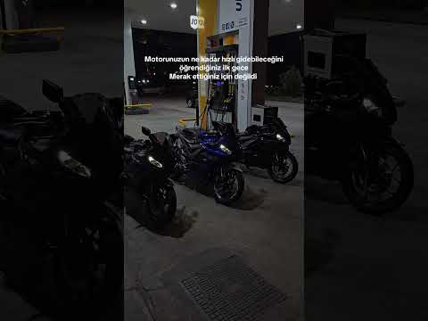O geceler hiç unutulmaz  #shorts #fyp #keşfet #beniöneçıkart #yamaha #r25 #r3 #gece