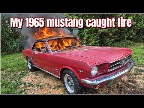 Will this burnt 1965 mustang still run and drive?