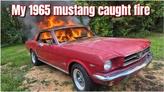 Will this burnt 1965 mustang still run and drive?