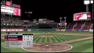 Brewers (26-18) vs reds may 14th, 2020 mlb the show 20 simulation