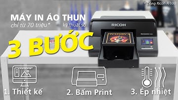 Máy in áo thun Ricoh Ri1000 | Máy in áo thun màu tối | Máy in áo thun kỹ thuật số