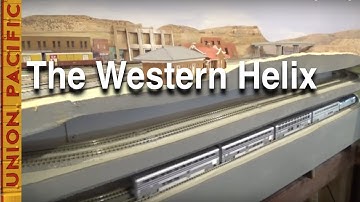 The Western Helix on My N-Scale Layout
