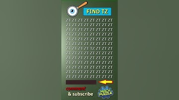 Tell me where TZ? | Brain Teaser IQ Test #shorts #different #puzzles #opticalillusion #quiz