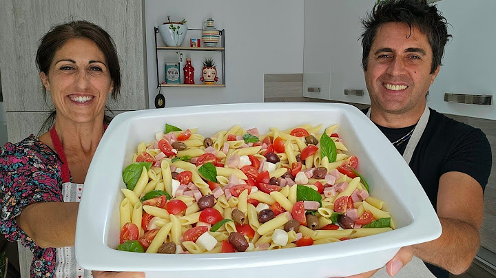 Fresh and tasty cold pasta - Recipe