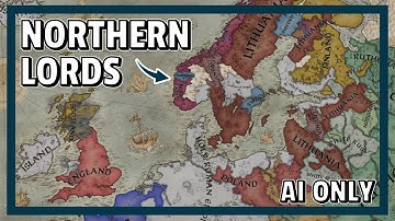 1066 - Northern Lords | Crusader Kings 3 | Ai Only Timelapse
