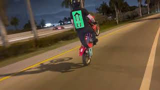 2023 CRF150RB WHEELIES IN MIAMI!!