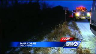 Slick roads causing cars to spinout