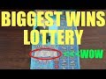 MY BIGGEST AND BEST WINS PLAYING LOTTERY SCRATCHERS - Updated October 2019