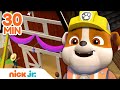 Rubble's BEST Construction Moments 🐶 PAW Patrol! | 30 Minute Compilation | Nick Jr.