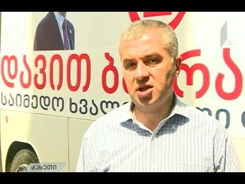 დავით ბაქრაძე კახეთის მოსახლეობას შეხვდა