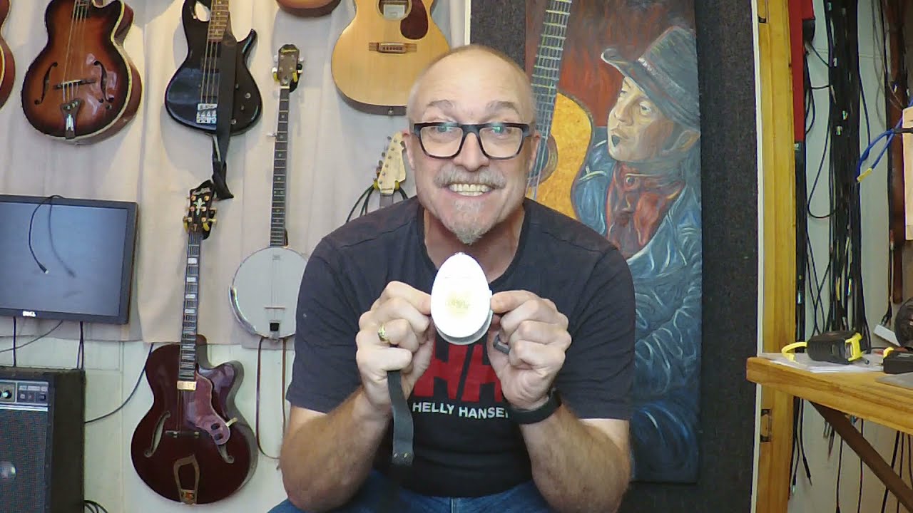 Peterman Demonstration electric egg bass acoustic stomp box