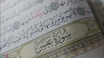 سورة عبس بصوت الشيخ أمجد العرامين. @..7