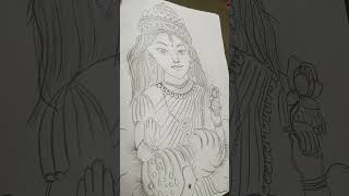 Aapsara Aali#matalakshmi #drawing #shorts #artist #artwork #youtubeshorts #trending #painting