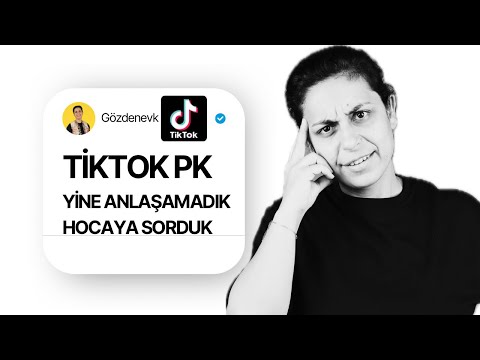 YİNE ANLAŞAMADIK HOCAYA SORDUK TİKTOK PK