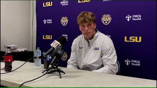 LSU QB Sam Leavitt Reacts to Heartbreaking 35-34 Overtime Loss at Kentucky | Postgame