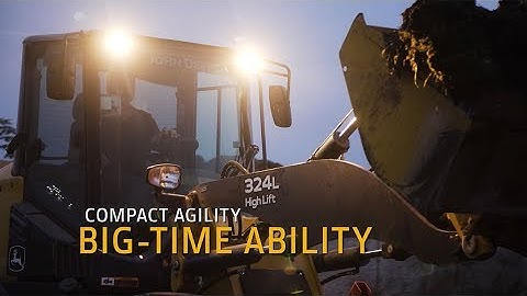 John Deere 244L & 324L Compact Wheel Loaders | Compact Agility, Big-Time Ability
