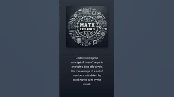 MeanMedianMode#education #mathematics #artificialintelligence #learning #statistics #shorts #math