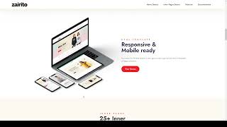 Zairito - eCommerce HTML Template multipurpose ecommerce shopping
