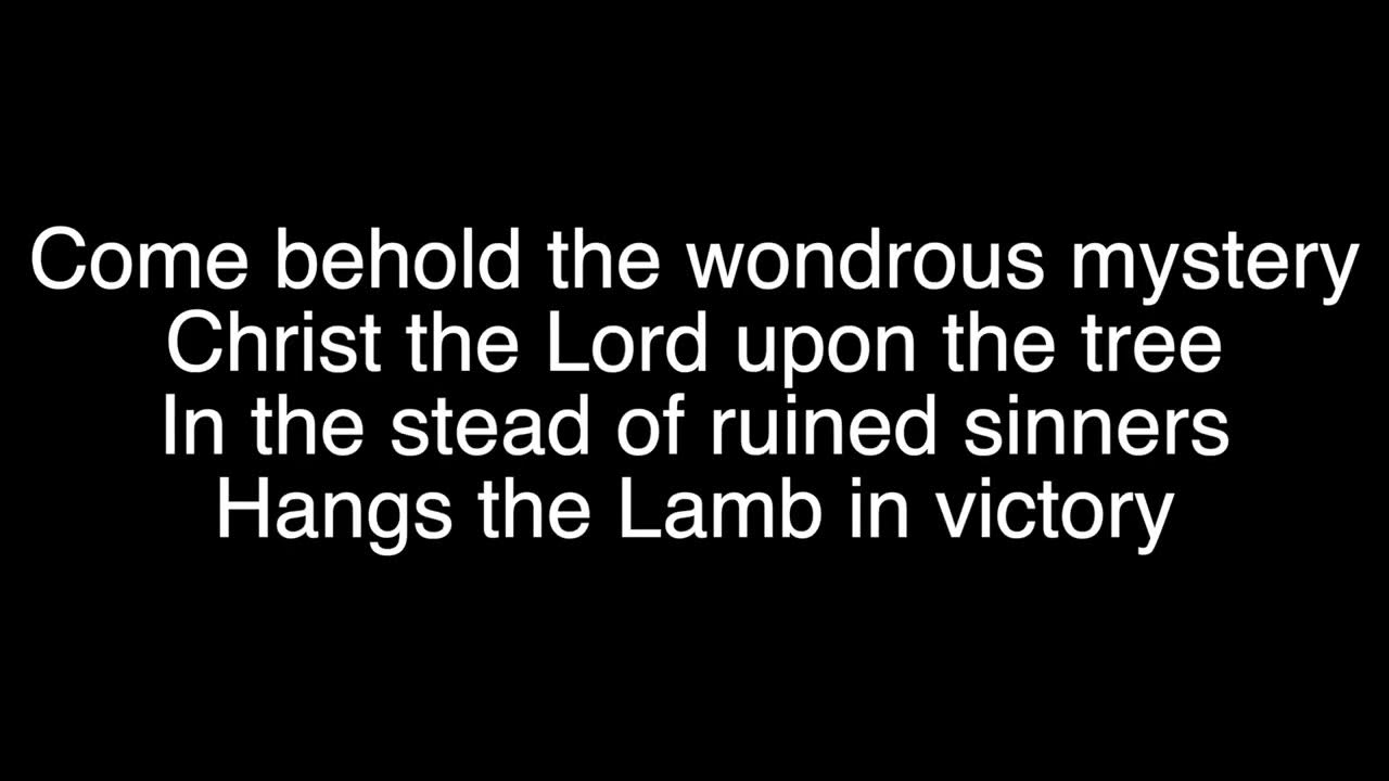Come behold the wondrous mystery - Matt Boswell & Matt Papa (with Lyrics) Come behold the wondrous mystery - Matt Boswell & Matt Papa (with Lyrics)