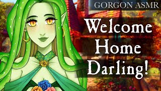Welcome Home Darling! || Gorgon Girlfriend ASMR {Blind Listener} {Soft & Romantic} {Snake Hissing} screenshot 2