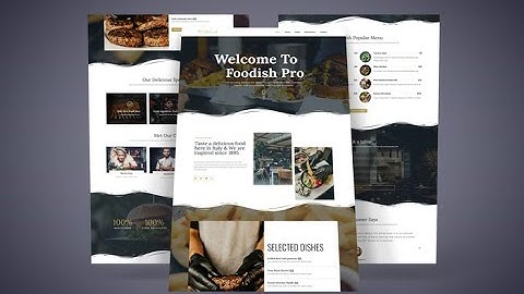 Header and Footer For website | Blog page | post page_Elementor || Alamgir H Kobir