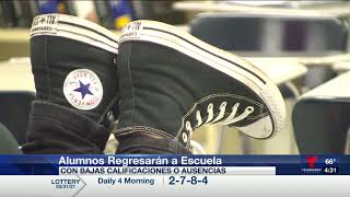 Miguel Amante - Alumnos Con Bajas Calificaciones Y Ausencias Regresarán A Clases Presenciales