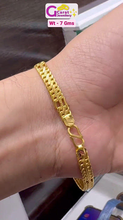 Latest Gold Bracelet Design For Men